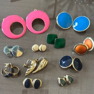 Assorted Colorful Earrings Set